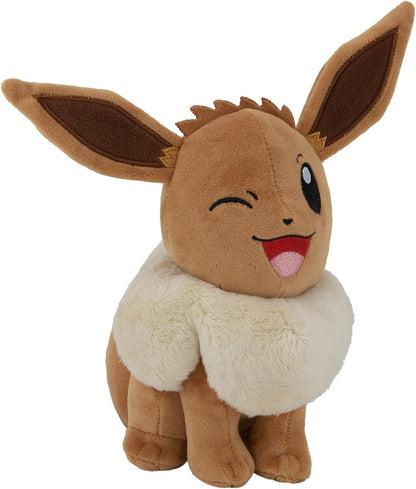 Pokémon PKW3079-20 cm Plüsch - Evoli, offizielles Plüsch