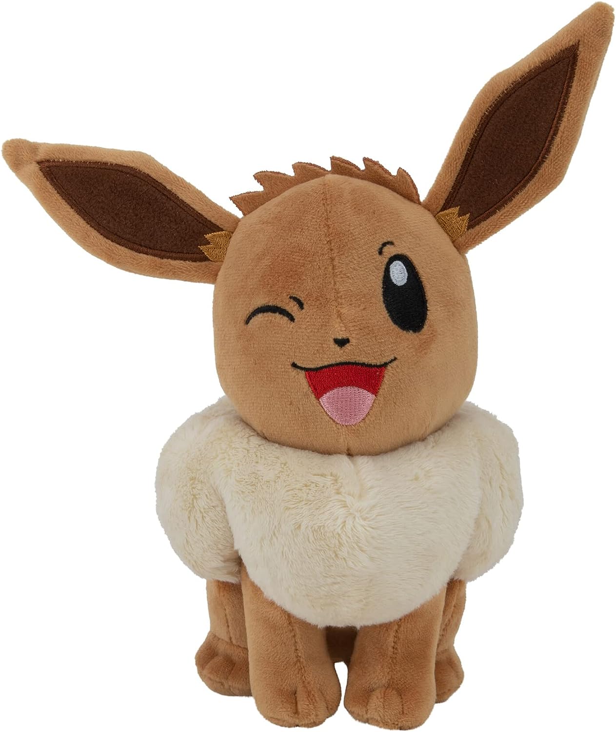 Pokémon PKW3079-20 cm Plüsch - Evoli, offizielles Plüsch