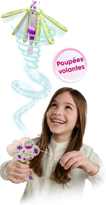 Lansay Sky Dancers – Felicia & Son Katze – Fliegende Puppe und ihr Werfer – ab 6 Jahren