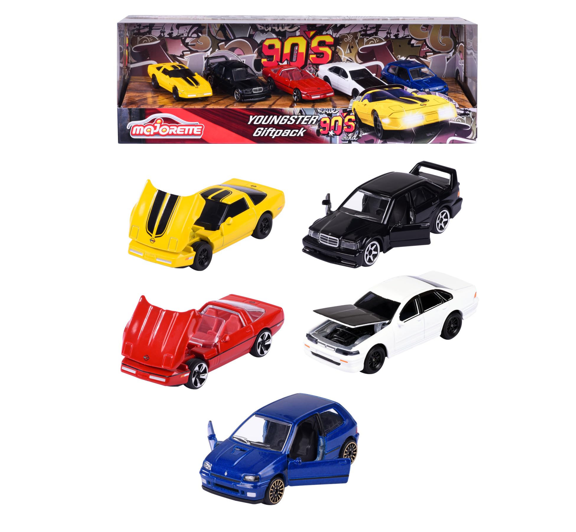 Majorette 212052021 90S VINTAGE GIFT PACK Die-cast Vehicle