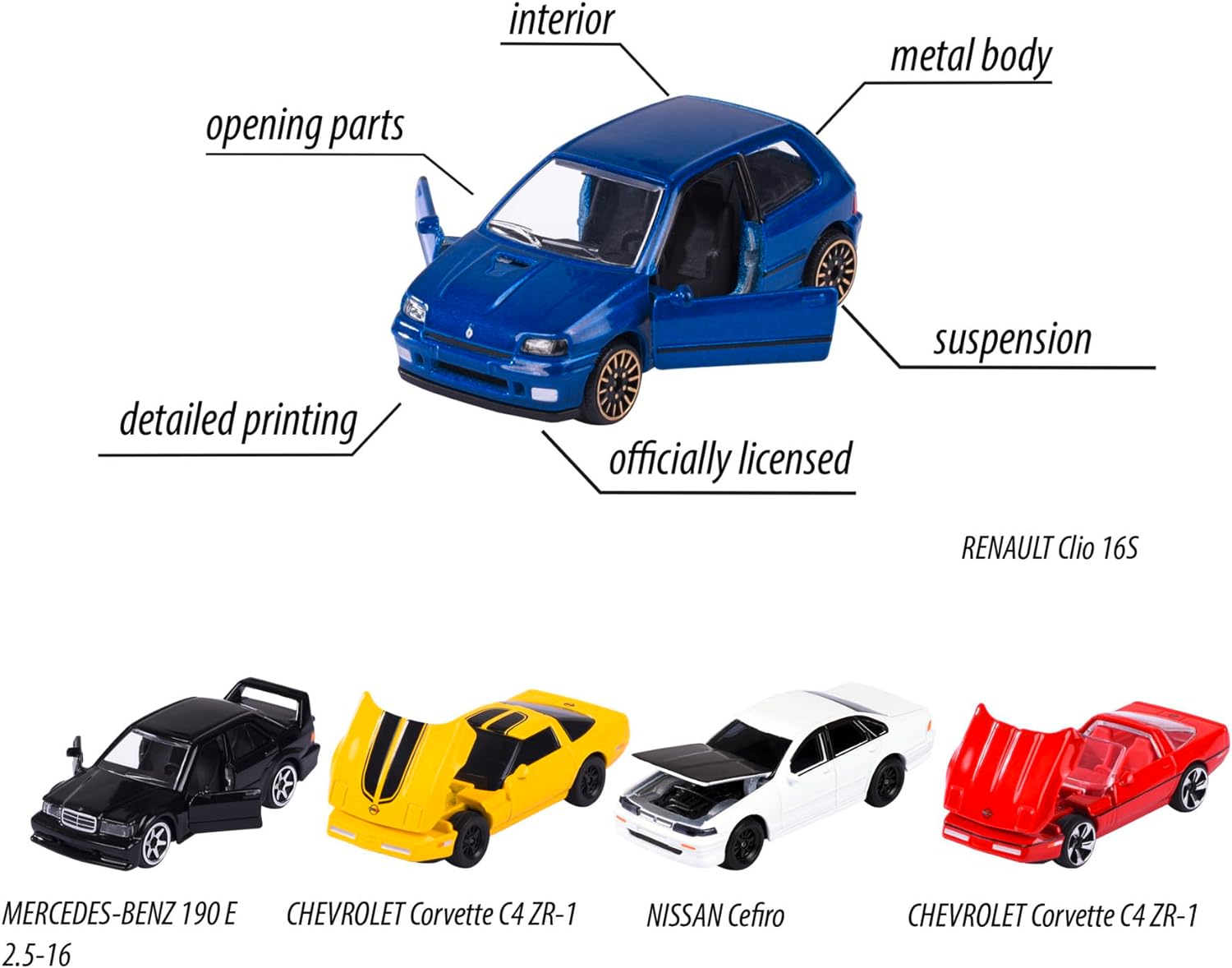 Majorette 212052021 90S VINTAGE GIFT PACK Die-cast Vehicle