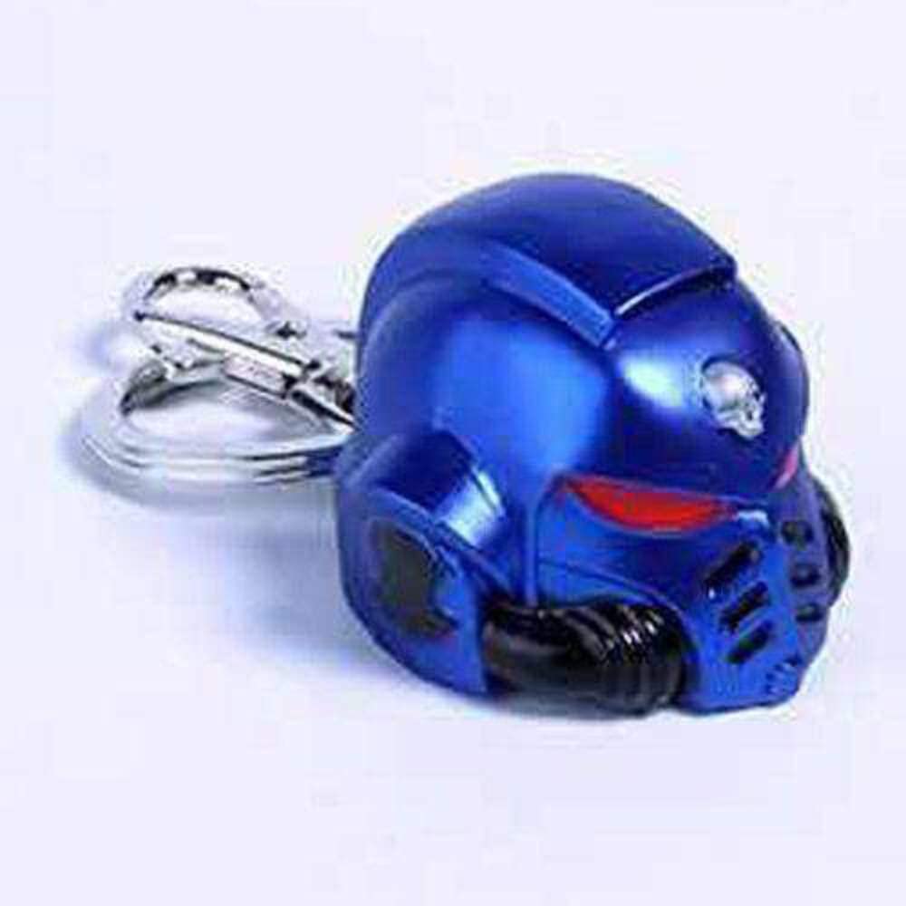Semic Distibution WHKK001 W40K Ultramarine Helmet Keychain, Multi-Coloured