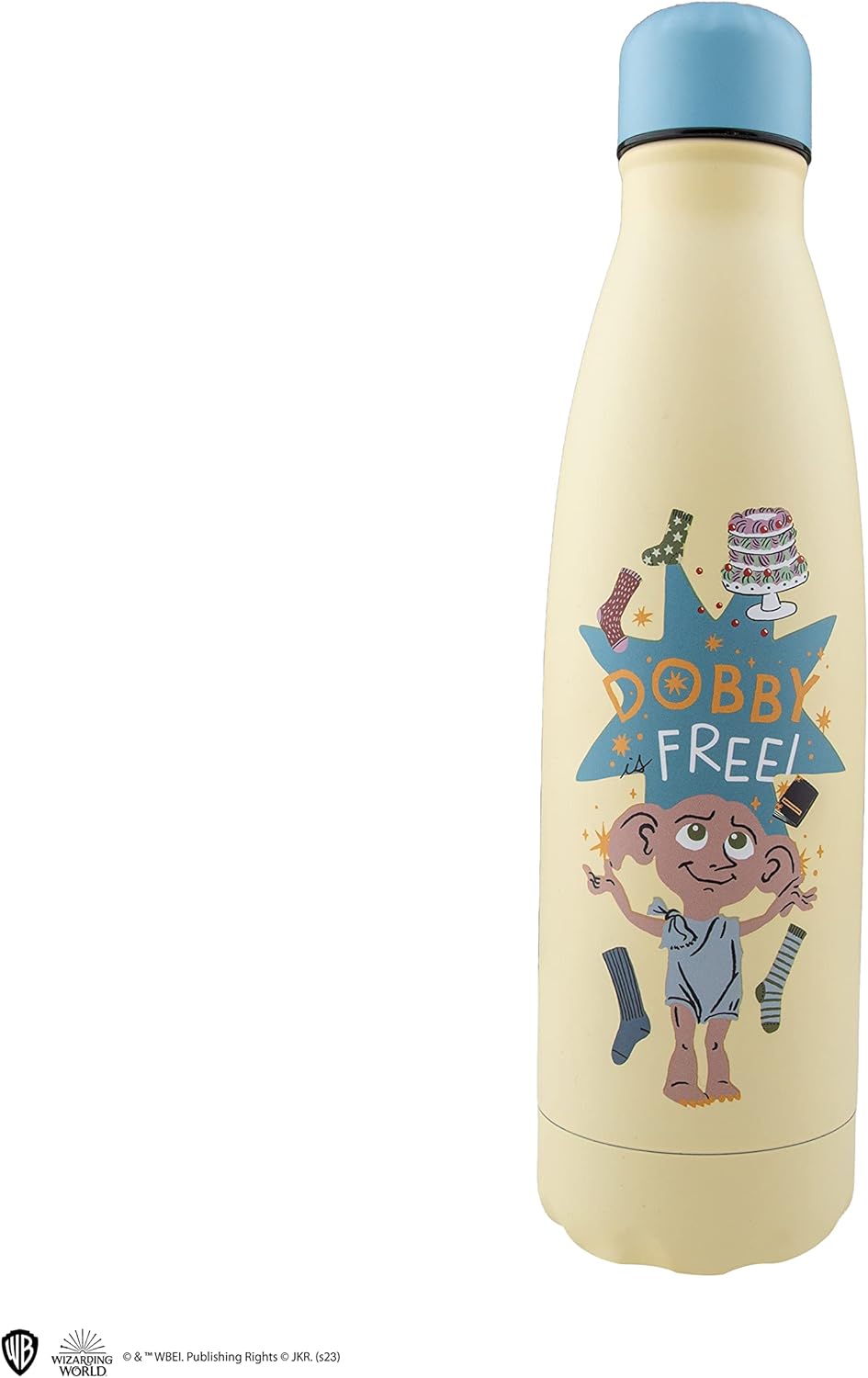 Cinereplicas Harry Potter - Borraccia isolata da 500 ml in acciaio inox Magia di Dobby - Licenza ufficiale