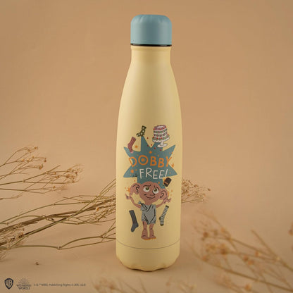 Cinereplicas Harry Potter - Borraccia isolata da 500 ml in acciaio inox Magia di Dobby - Licenza ufficiale
