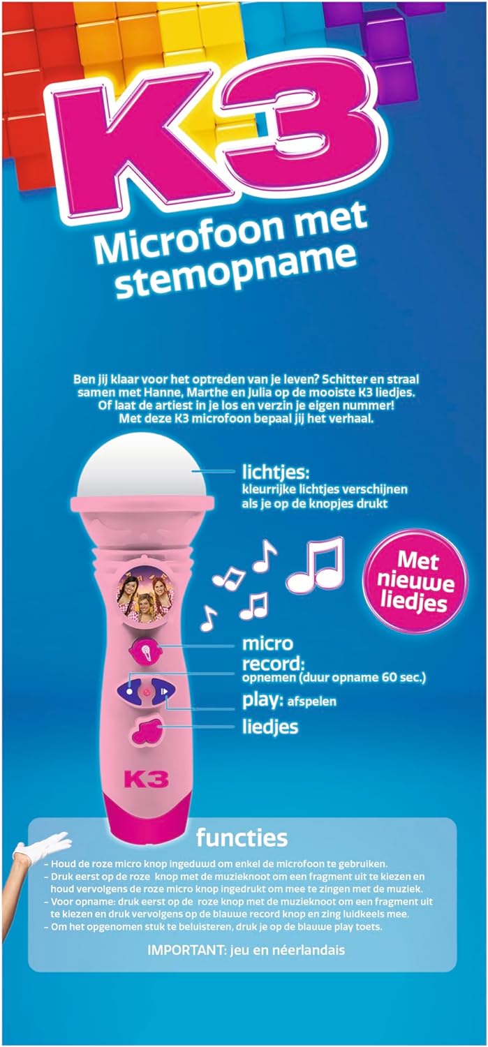 Studio 100 - K3 Microfoon met Stemopname
