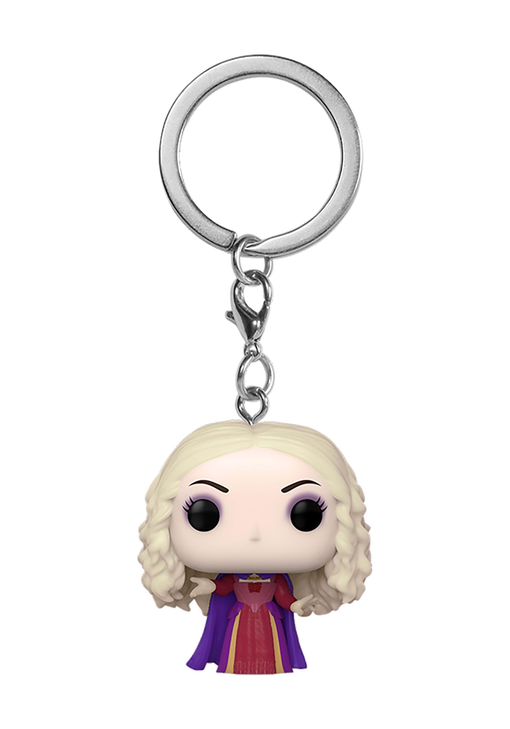 Funko Pop! Keychain: Disney Hocus Pocus 2- Sarah Sanderson - (Smoke) - Neuartiger Schlüsselanhänger - Vinyl-Minifigur Zum Sammeln - Strumpffüller - Geschenkidee - Offizielle Handelswaren - Minifigur