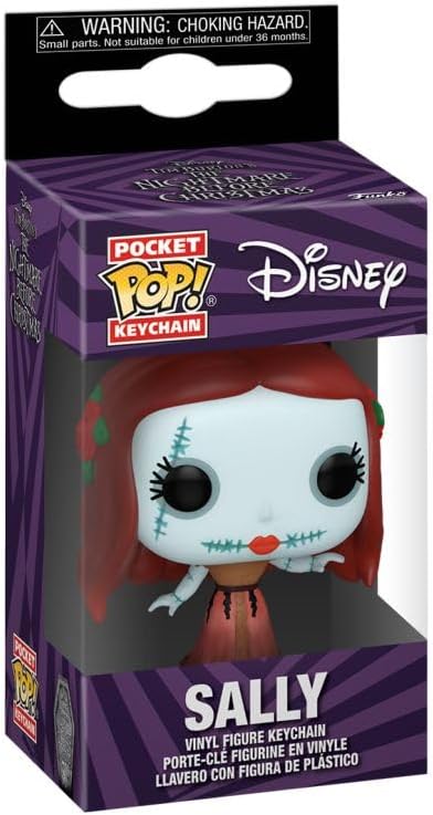 Funko Pop! Keychain: Disney The Nightmare Before Christmas 30th - Formal Sally - Neuartiger Schlüsselanhänger - Vinyl-Minifigur Zum Sammeln - Strumpffüller - Geschenkidee - Offizielle Handelswaren