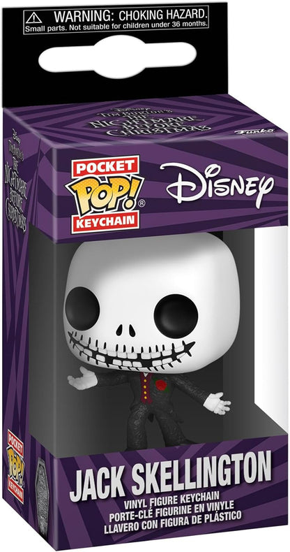 Funko POP! Keychain: Disney the Nightmare Before Christmas 30th - Formal Jack Skellington - Collectable Vinyl Mini Figure Novelty Keyring - Stocking Filler - Gift Idea - Official Merchandise