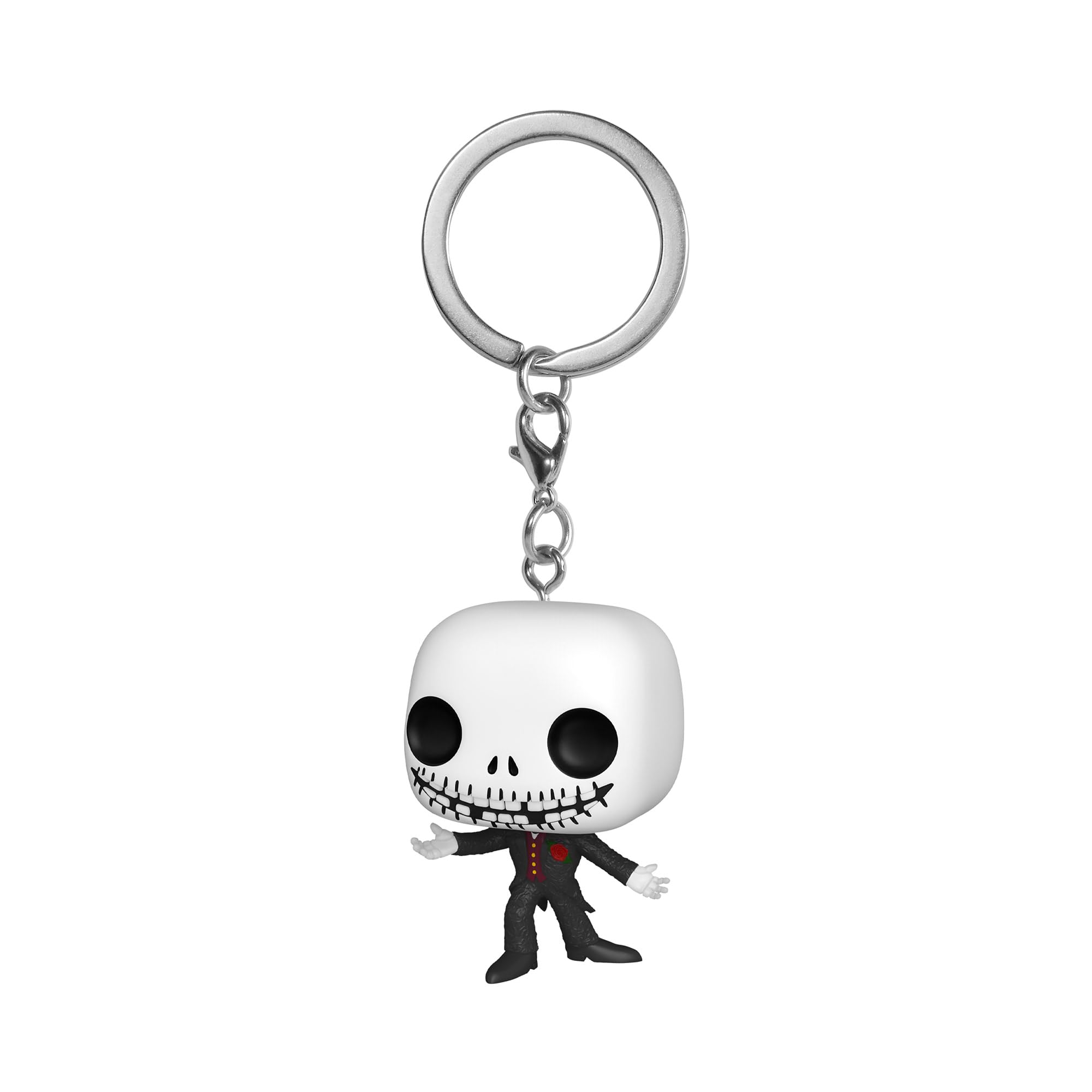 Funko POP! Keychain: Disney the Nightmare Before Christmas 30th - Formal Jack Skellington - Collectable Vinyl Mini Figure Novelty Keyring - Stocking Filler - Gift Idea - Official Merchandise