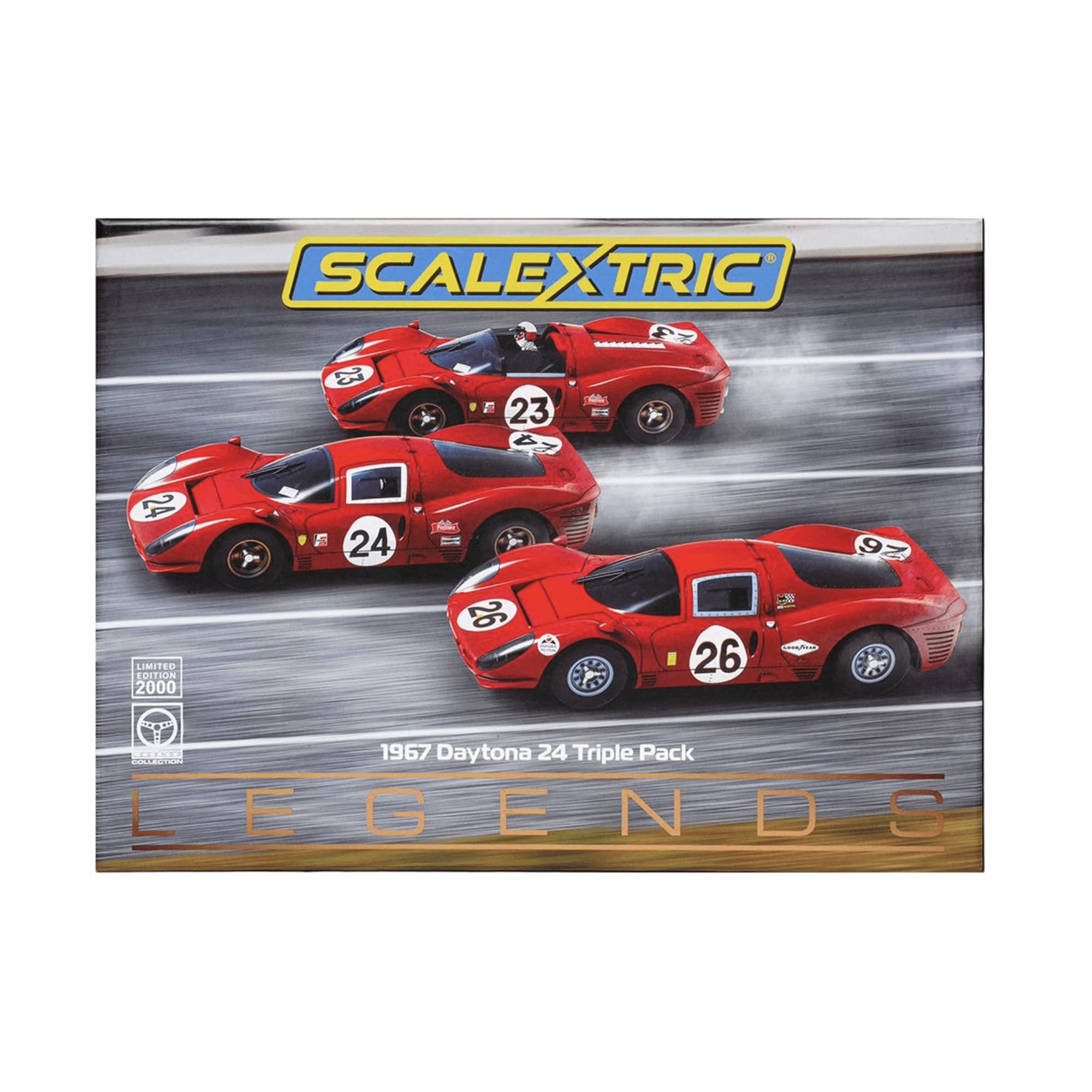 Scalextric 1967 Daytona 24 Triple Pack - 1:32 Car Pack