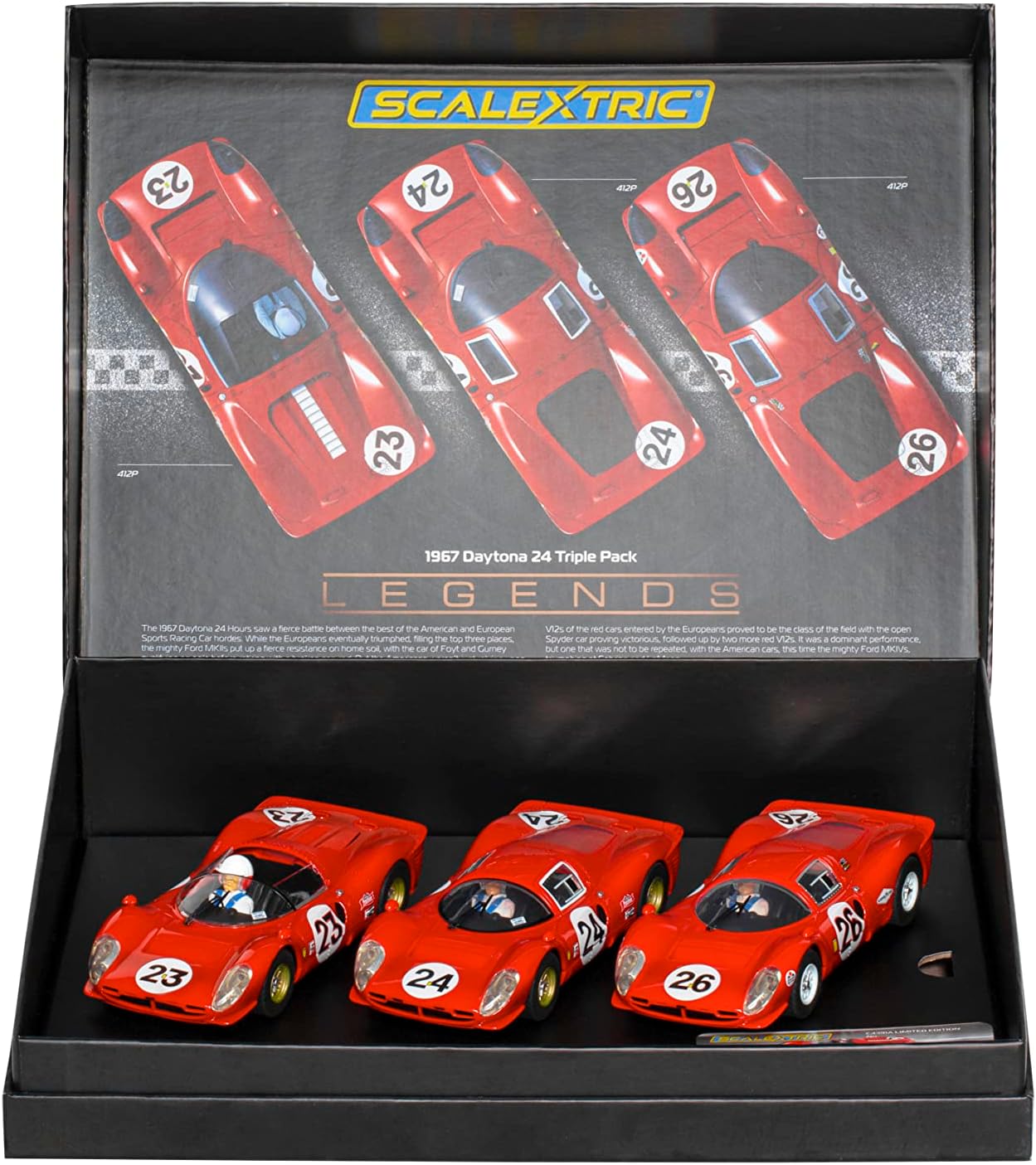 Scalextric 1967 Daytona 24 Triple Pack - 1:32 Car Pack