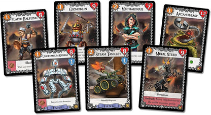 SlugFest Games: Battle for Greyport: Chaos in Copperforge Expansion - Cooperative Deckbuilding Game in The Red Dragon Inn World, Ages 13+, 2-5 Players