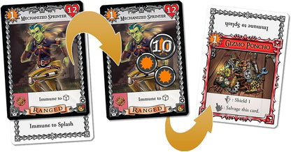 SlugFest Games: Battle for Greyport: Chaos in Copperforge Expansion - Cooperative Deckbuilding Game in The Red Dragon Inn World, Ages 13+, 2-5 Players