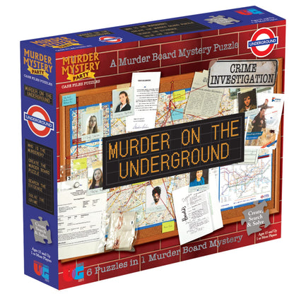 University Games Mystery Case Files Puzzle Murder on The Underground (33272