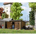 Busch 1594 Wooden Shed HO Structure Scale Model Structure