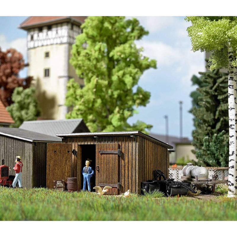 Busch 1594 Wooden Shed HO Structure Scale Model Structure