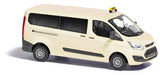 Busch 52426 Ford Transit Custom Bus, Taxi, Auto Modell 1:87 (H0