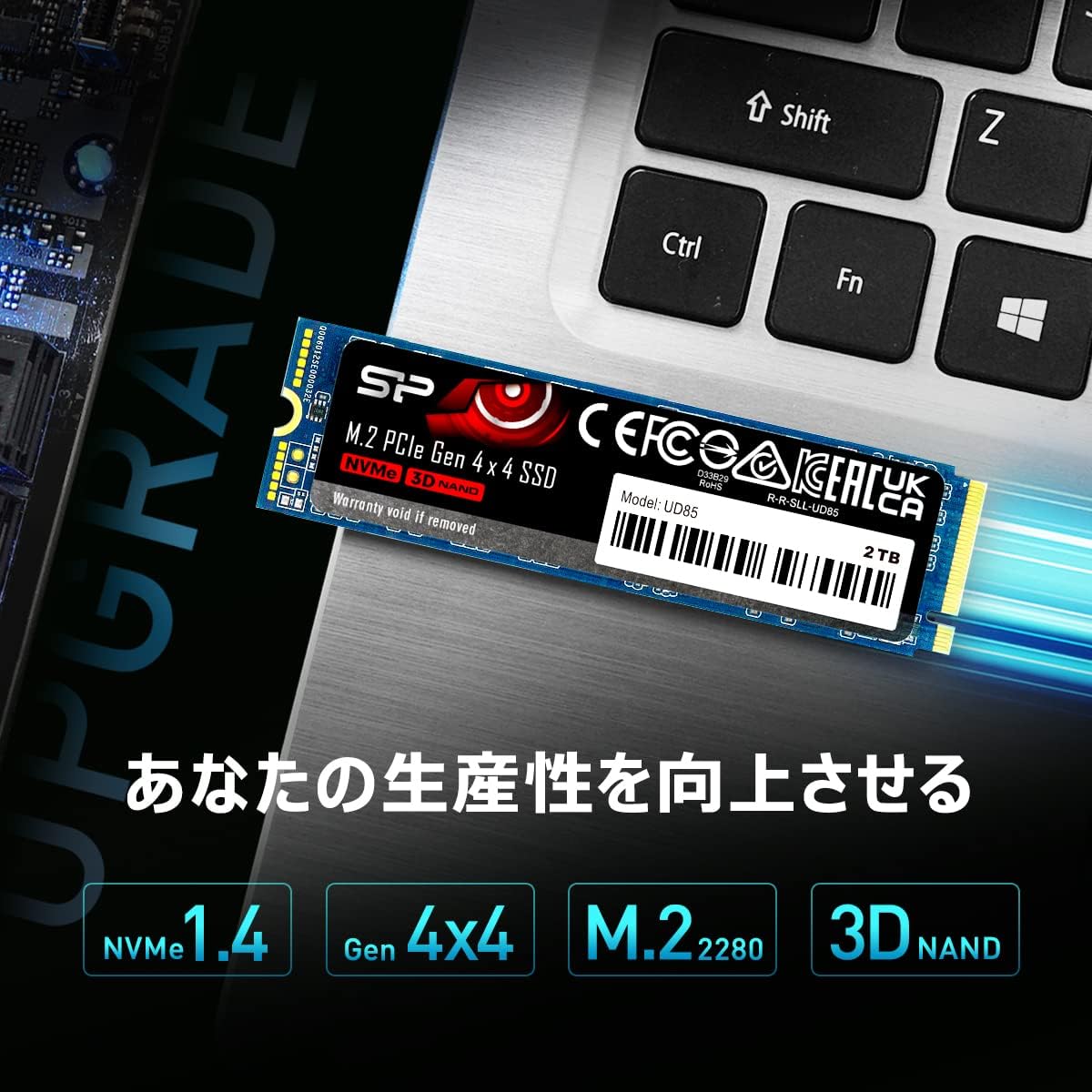 SILICON POWER SSD UD85 500Go M.2 PCIe
