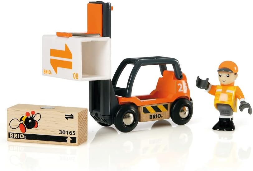 BRIO World Forklift Toy Vehicle for Kids Age 3 Years Up