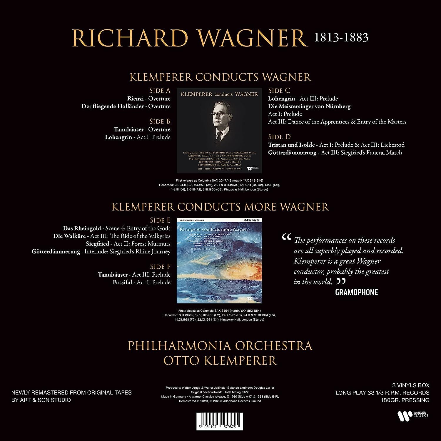 Klemperer Conducts Wagner