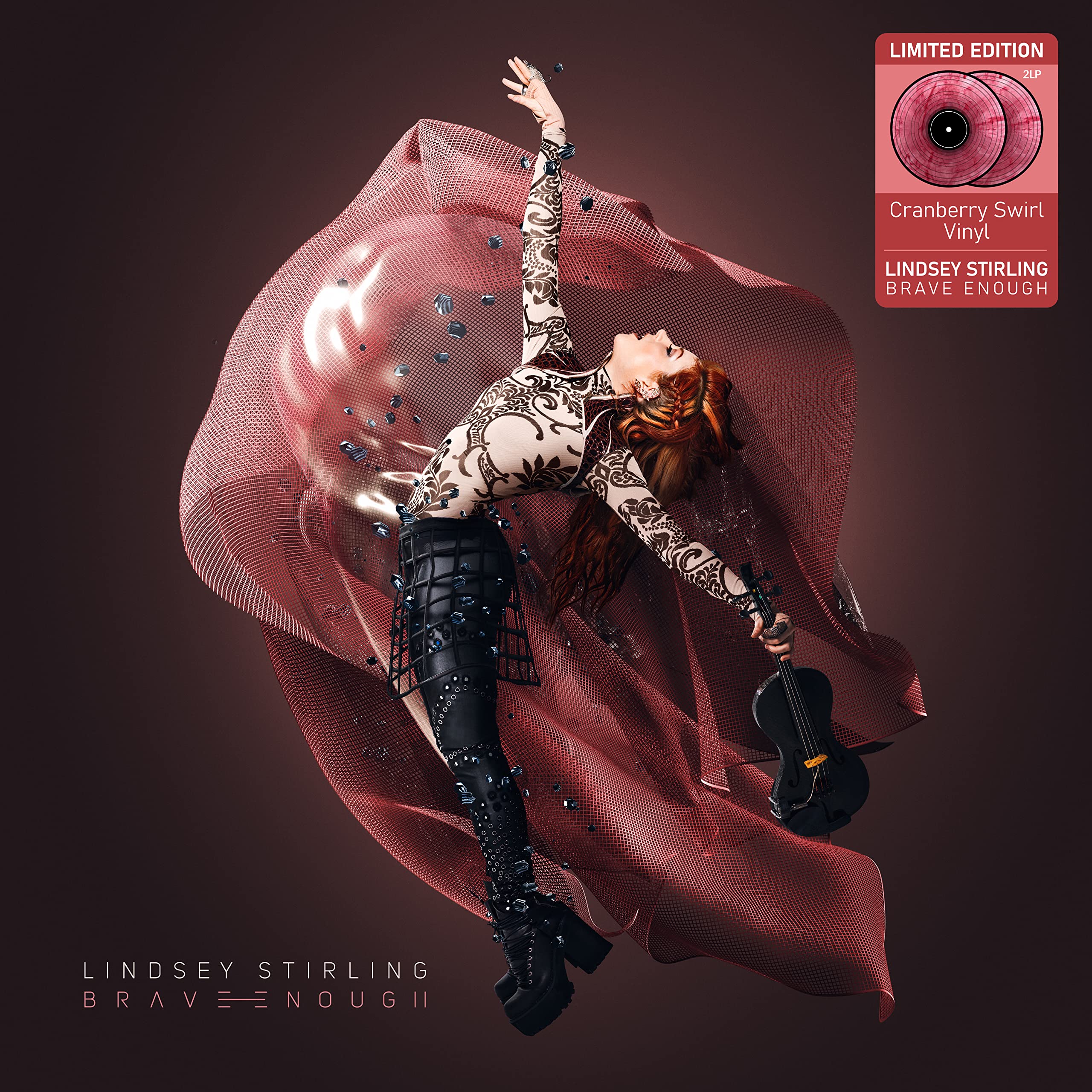 Brave Enough- Cranberry Swirl