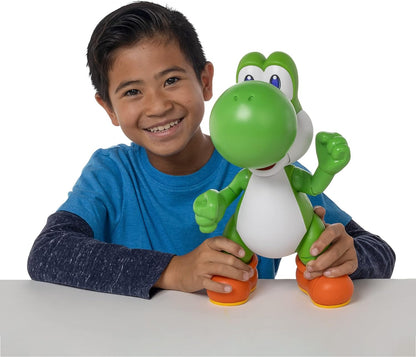 Super Mario Let's Go, Yoshi Action Figure functional