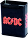 Sound and Dress Box with ACDC Motif, Metal, Black, 9 x 4.5 x 11.5 cm