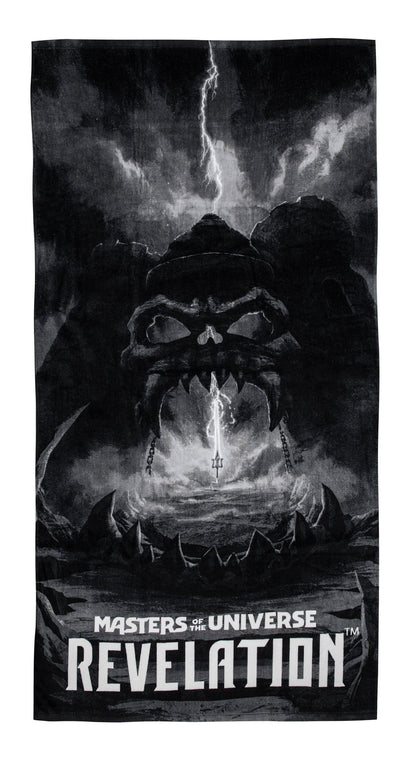 Cinereplicas Les Maîtres de l´Univers serviette de bain Dark Castle Grayskull 140 x 70 cm