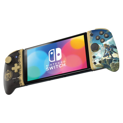 HORI - Split Pad Pro (Zelda - Nueva Edición Tears of the Kingdom) para Nintendo Switch y Modelo OLED (Licencia oficial