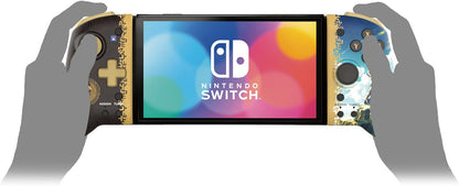 HORI - Split Pad Pro (Zelda - Nueva Edición Tears of the Kingdom) para Nintendo Switch y Modelo OLED (Licencia oficial