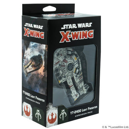 Atomic Mass Games | Star Wars X-Wing: YT-2400 Light Freighter | Miniatures Game | Ages 14+ | 2 Players | 90 Minutes Playing Time