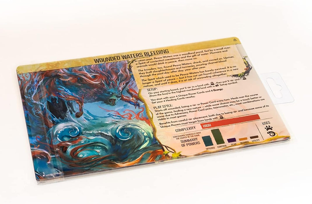 Greater Than Games Spirit Island: Nature Incarnate Foil Panels - 8 Spirit Foil Panels, Replace Your Existing Cards, Game Accessory