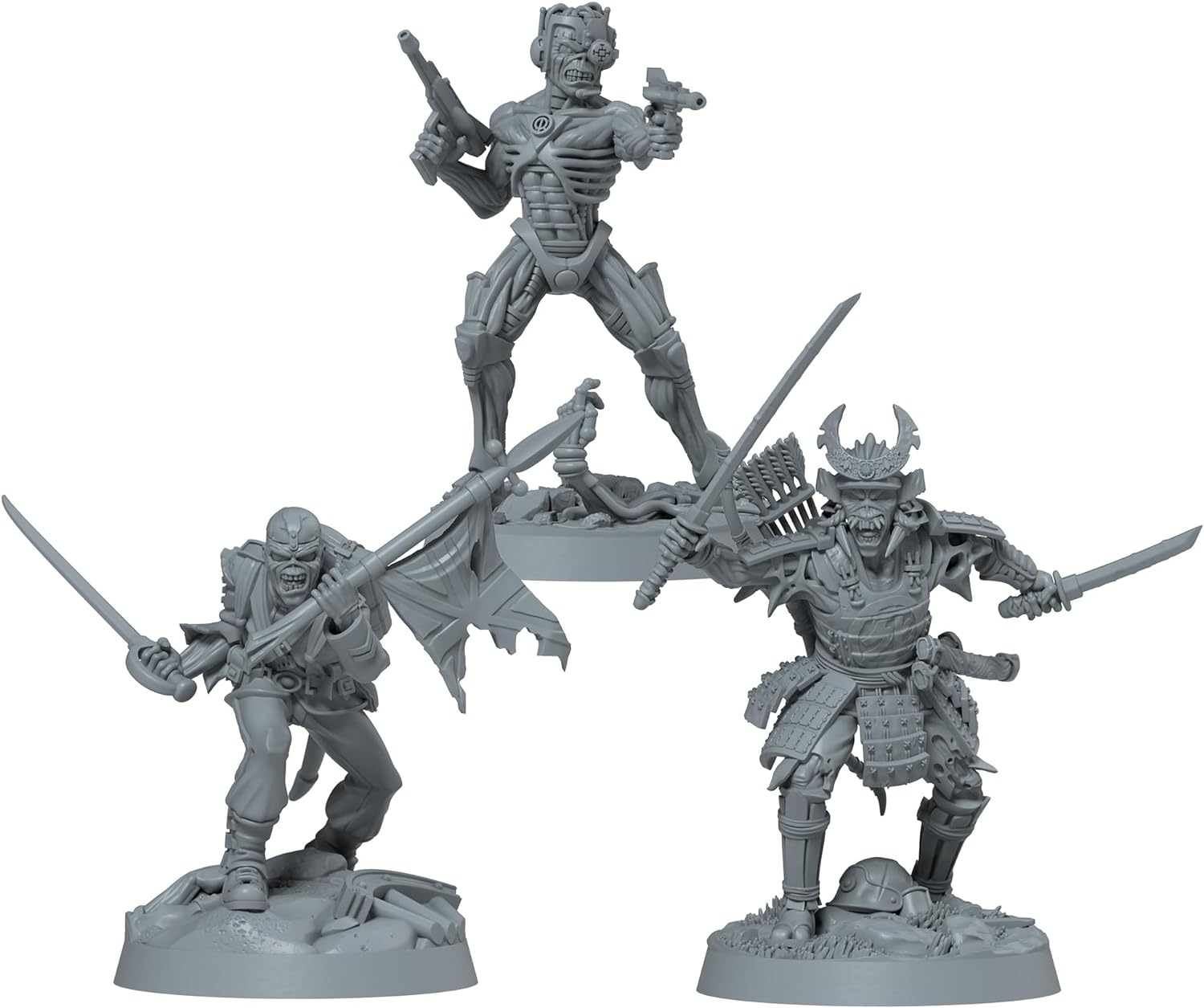 Zombicide Iron Maiden Character Pack #1 - Set of Iron Maiden Miniatures Compatible with Zombicide 2nd Edition, Ages 14+, 1-6 Players, 60 Minute Playtime, Made by CMON