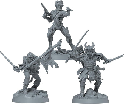 Zombicide Iron Maiden Character Pack #1 - Set of Iron Maiden Miniatures Compatible with Zombicide 2nd Edition, Ages 14+, 1-6 Players, 60 Minute Playtime, Made by CMON