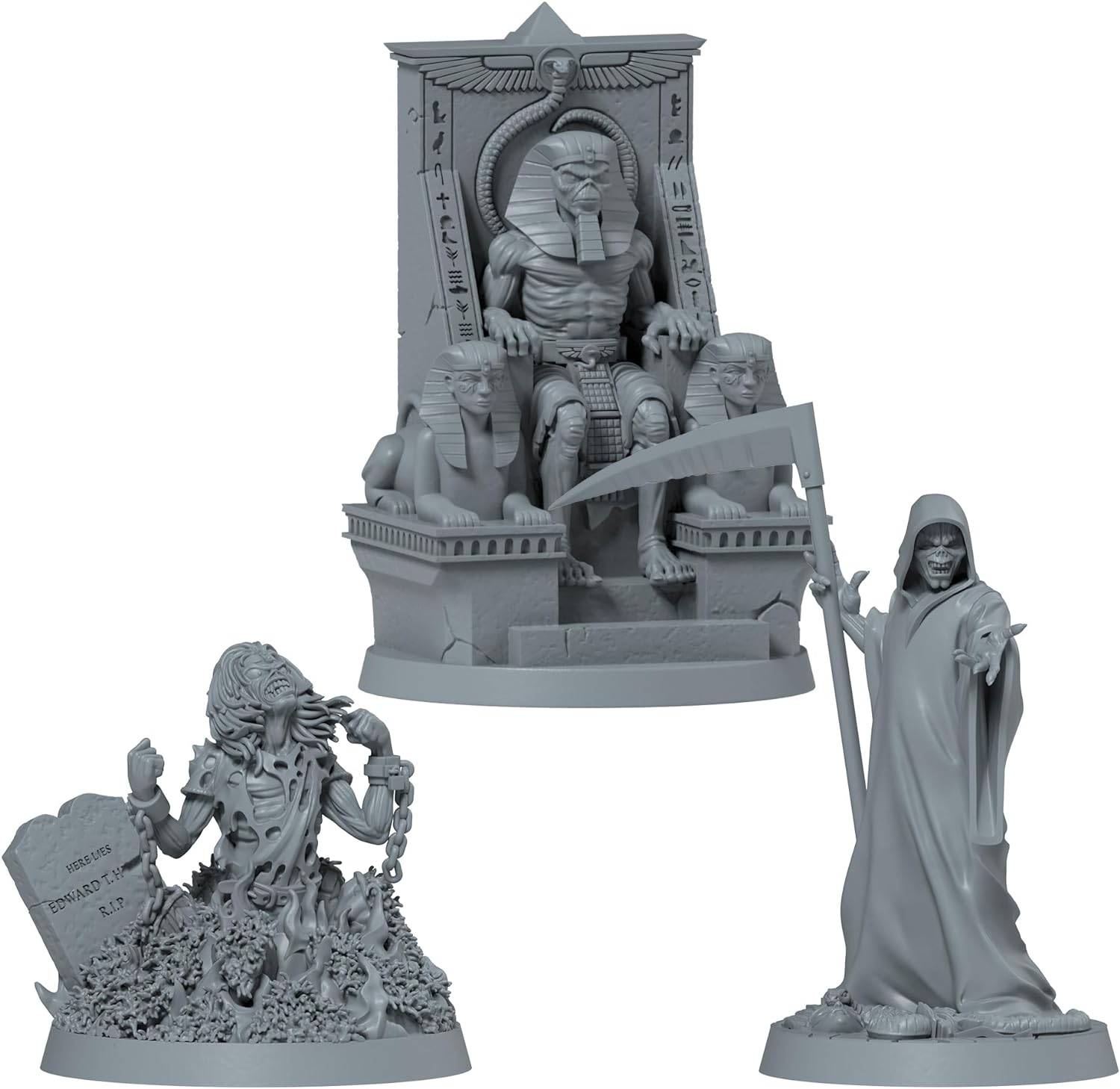 Zombicide Iron Maiden Character Pack #1 - Set of Iron Maiden Miniatures Compatible with Zombicide 2nd Edition, Ages 14+, 1-6 Players, 60 Minute Playtime, Made by CMON