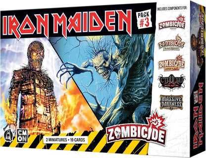Zombicide Iron Maiden Character Pack #3 - Fear of The Dark & Wicker Man Miniatures! Juego de mesa de estrategia cooperativa, a partir de 14 años, 1-6 jugadores, 60 minutos de tiempo de juego