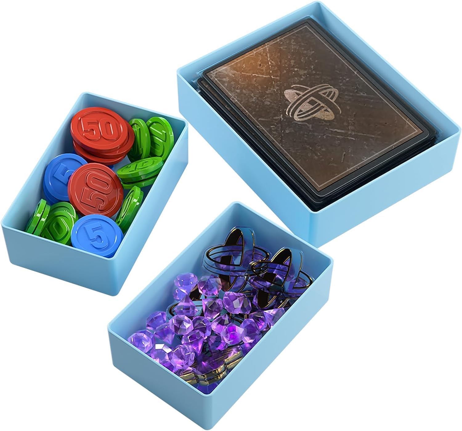 Gamegenic GGS22030ML Token Silo Card Add-On Blue, Azul