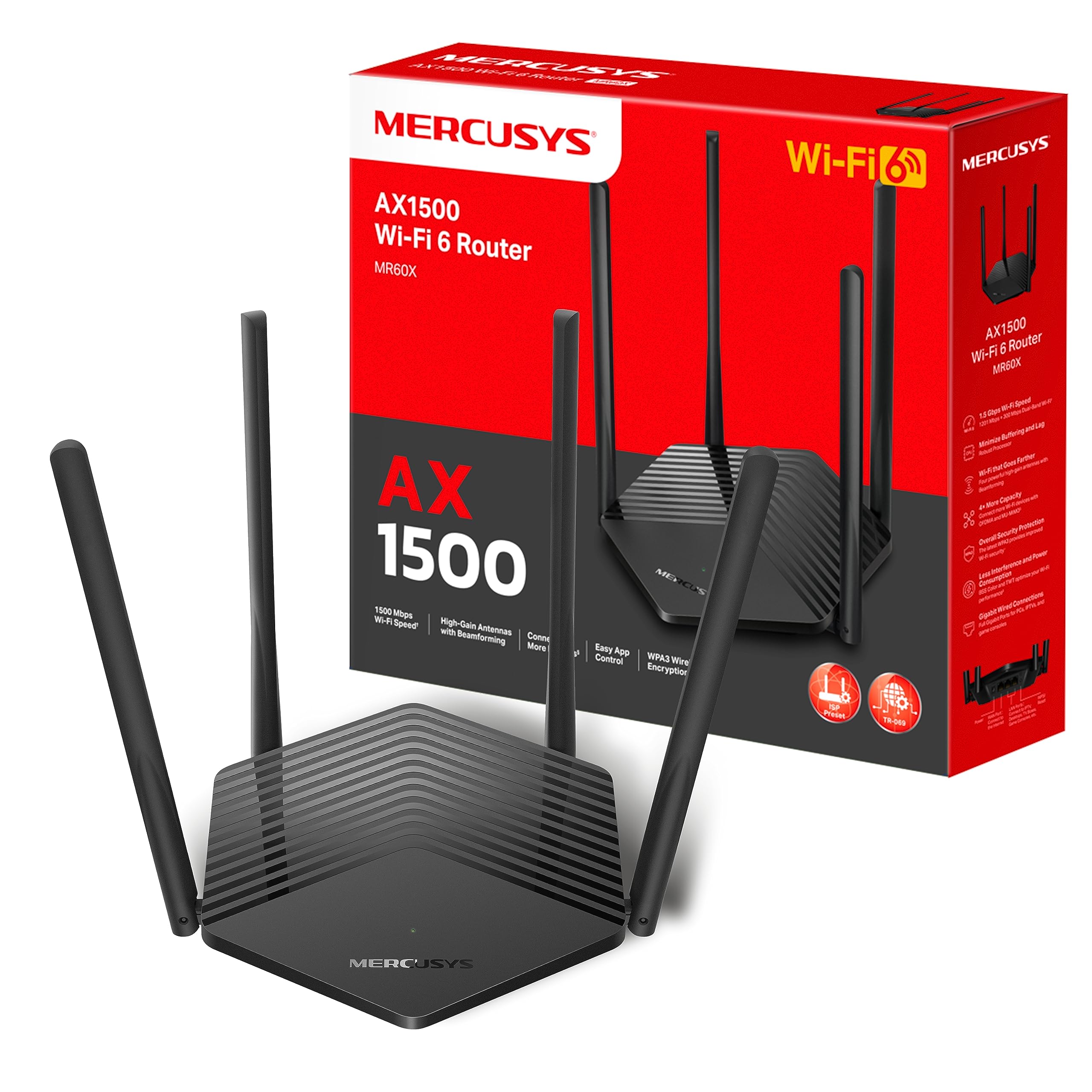 MERCUSYS MR60X AX1500 WIFI 6 ROUTER