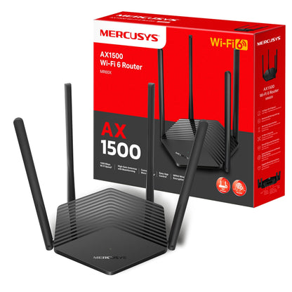 MERCUSYS MR60X AX1500 WIFI 6 ROUTER
