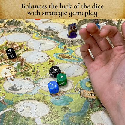 Lord of The Rings: Adventure to Mount Doom | Family Game | Cooperative Game | Strategy Game