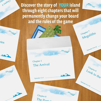 Thames & Kosmos My Island | Legacy Board Game | Kosmos Games | Multi-Player | 2-4 Players | Strategy Game