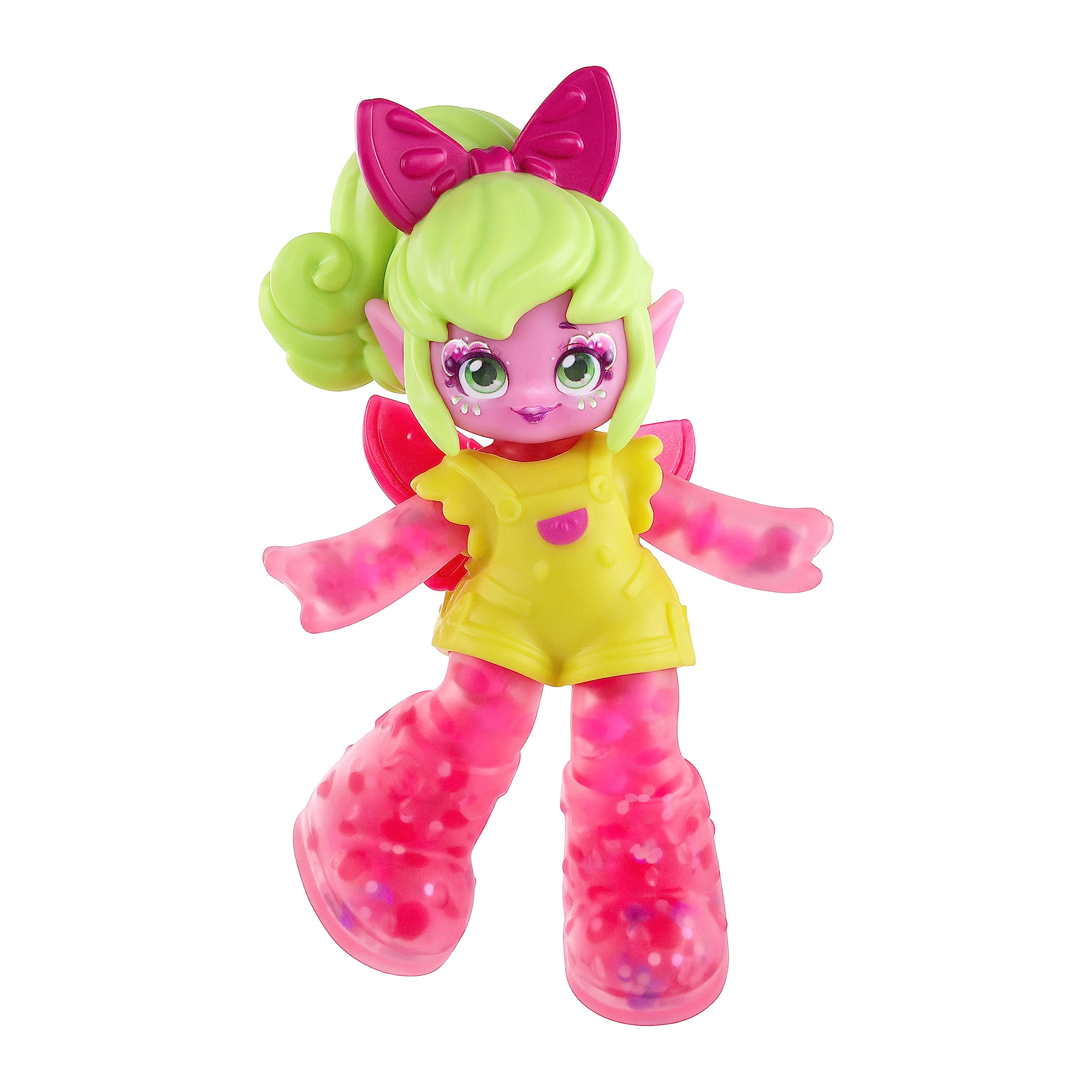 Jelli Crush 18507 Pipsi Crush, Squishy, Smooshy, Stretchy Watermelon Pixie Themed Doll with Unique Charm Inside