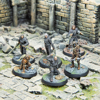 Modiphius: The Elder Scrolls: Call to Arms: Thieves Guild - 6 Figure Resin Expansion, Chapter 4, Unpainted, 32mm Miniatures with Scenic Bases, RPG