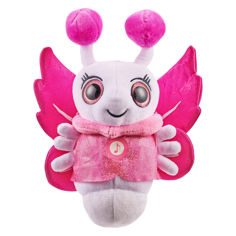 Glowies Fireflies by Eolo GW005 Glowies Firelfies Toddler Sleep Aid Gift Nightlight 3 Soothing lullabies and 2 Relaxing Sounds Auto-Off Timer,Pink,Small