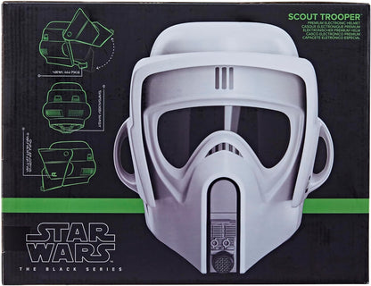 Star Wars The Black Series Scout Trooper Premium Electronic Helmet, Return of the Jedi Adult Roleplay Item