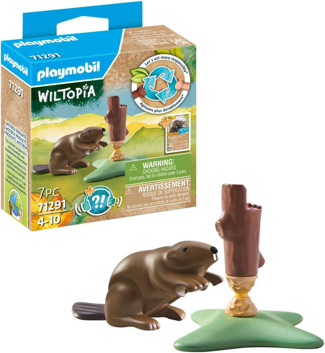 Playmobil 71291 Wiltopia Beaver, Educational Toys, for the Little and Big Explorers, Fun Imaginative Role-Play, PlaySets Suitable for Children Ages 4+