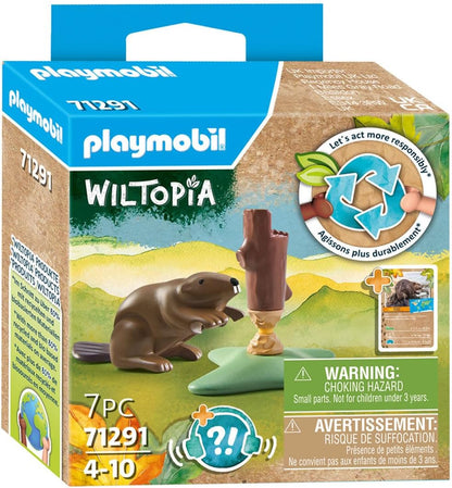 Playmobil 71291 Wiltopia Beaver, Educational Toys, for the Little and Big Explorers, Fun Imaginative Role-Play, PlaySets Suitable for Children Ages 4+