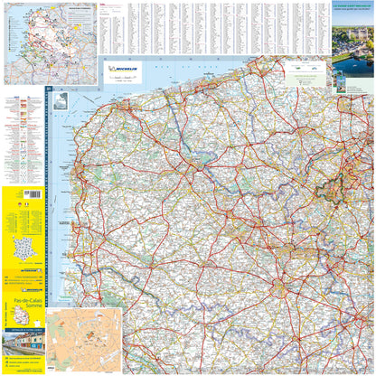 Pas-de-Calais, Somme - Michelin Local Map 301