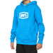 100% ICON Pullover Youth Hoodie Skyblue S