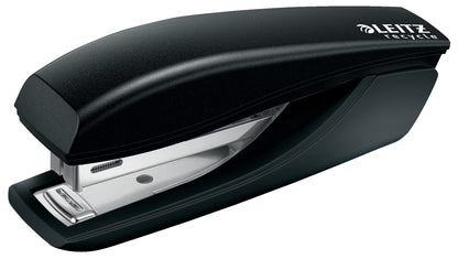 Leitz NeXXt Recycle Mini Stapler, 10 Sheets, Compact & Pocket Sized, With Staple Remover, Steel & Recycled Plastic, 100% Recyclable, CO2 Neutral, Eco Friendly, Recycle Range, Black, 56170095